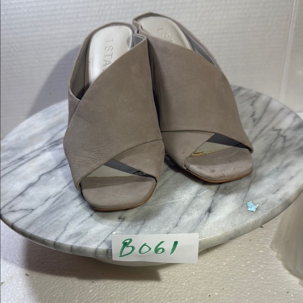 1. State Gray Mules with Asymmetrical Band